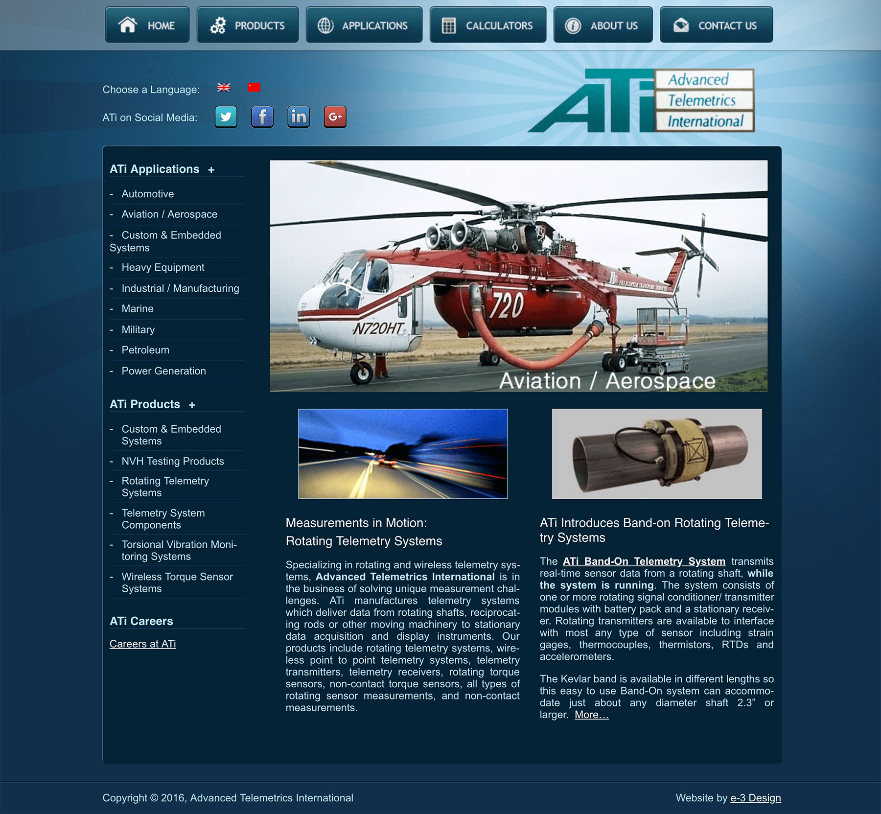 ATI Homepage (Before)