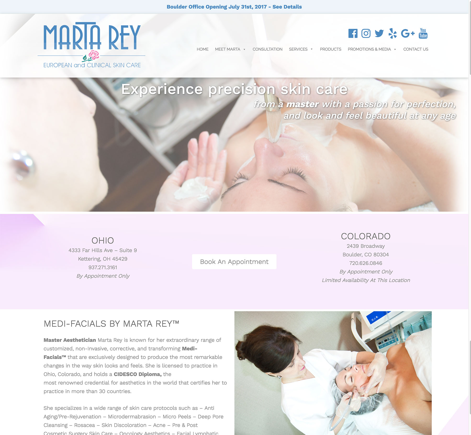 Marta Rey Homepage - After