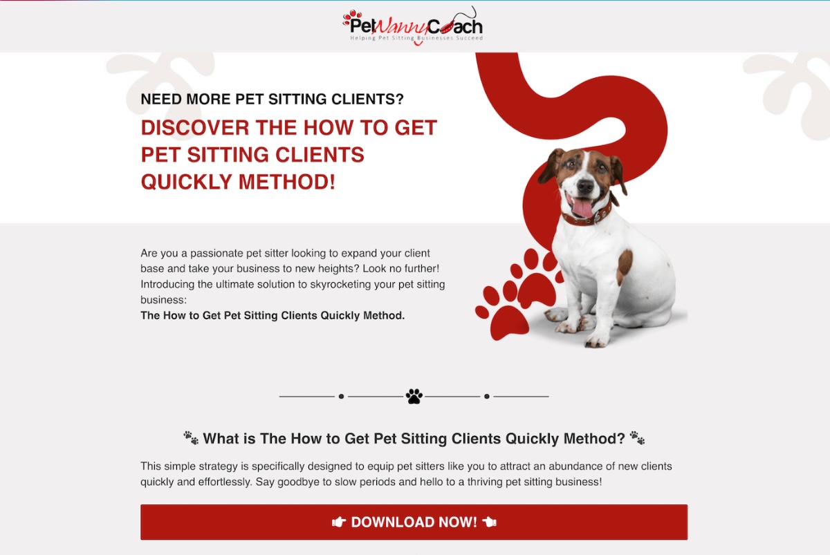 How to Get Pet Sitting Clients